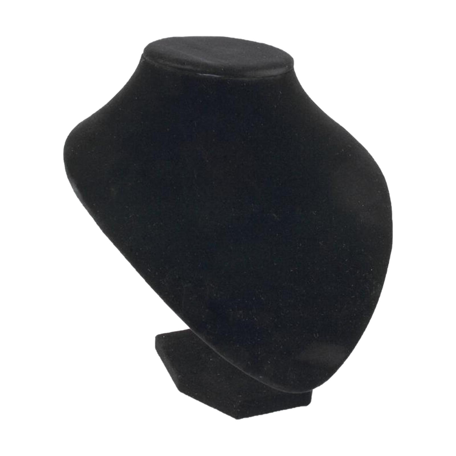 Ioensy - Exhibición De Joyas Maniquí Collar De Terciopelo Modelo De Exhibición Para Estantes De Negocios 24 Cm X 18 Cm