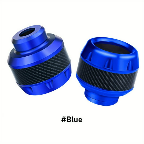 2pcs/set Universal Motorcycle Frame Slider Aluminum Alloy Front Fork Cup Falling Crush Protector Carbon Fiber For Motorbike Scooter