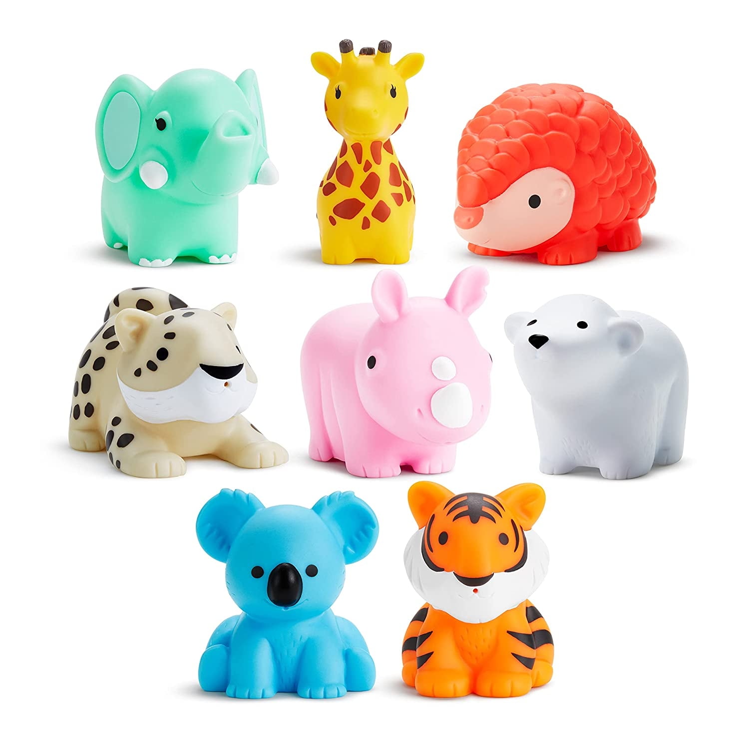 Juguetes De Bano Munchkin Wild Animal Paquete De 8