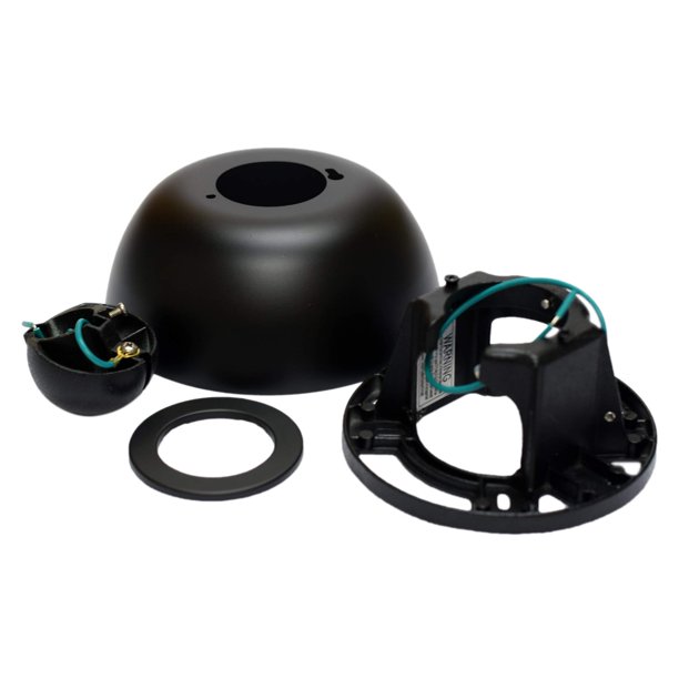 Kit de Ventilador de Techo Fanimation Negro, para Techos Inclinados y Uso en Áreas Húmedas