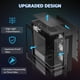 thumbnail image 2 of Funda Para Pc Atx Mid Tower Con 4 Ventiladores Pwm Argb Negros Ds900, 2 of 9