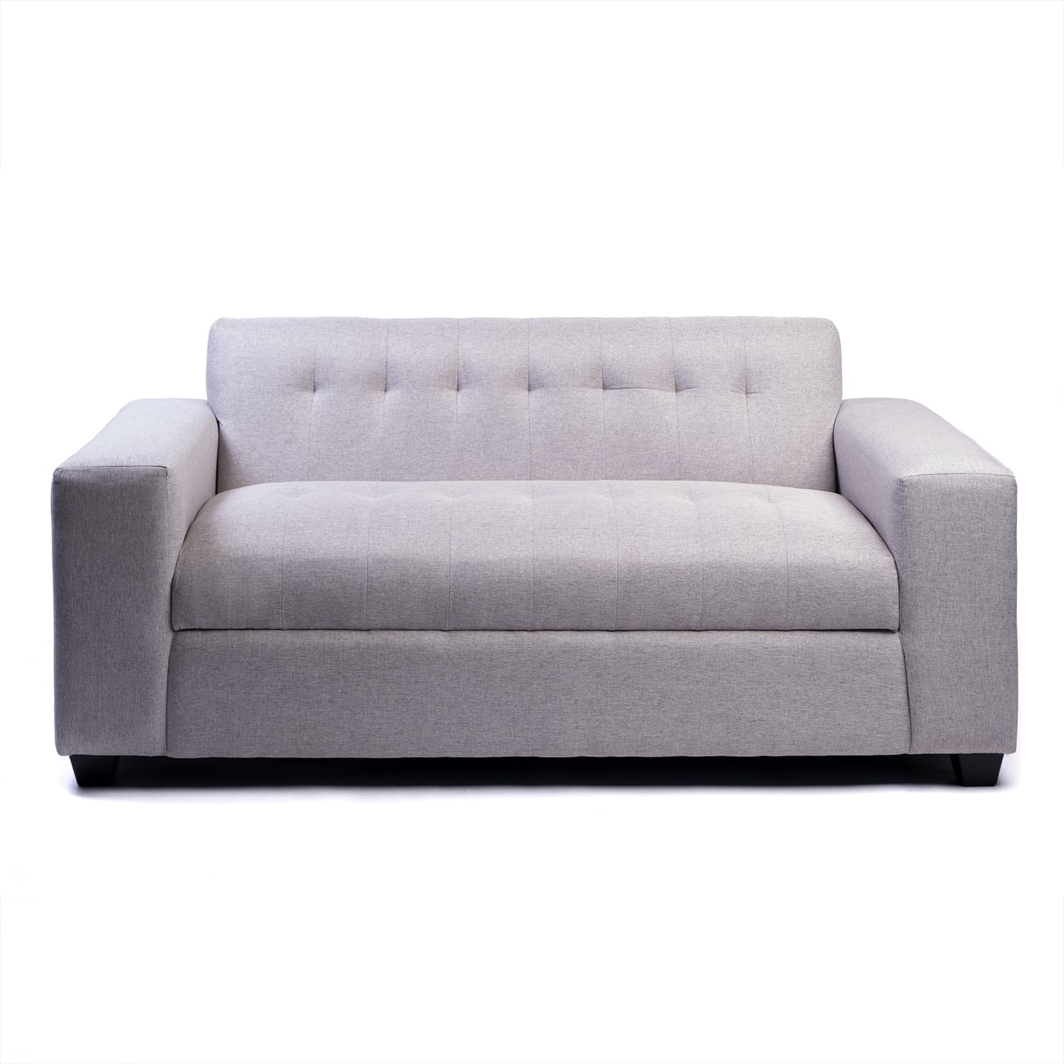 Diseños Valestrini - Sofa Tres Cuerpos Lino Gris Claro