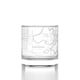 thumbnail image 1 of Vaso de Whisky con Mapa de Madison WI 325 ml Transparente, 1 of 5