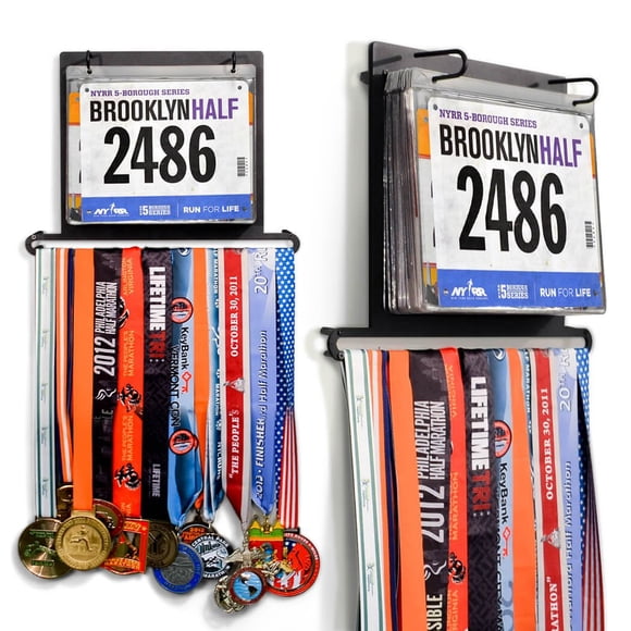 Expositor para babero y medallero Gone For a Run BibFolio+