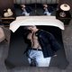 thumbnail image 1 of 3pcs Love and Deespace Character Portrait Bedding Set Duvet Cover and Pillowcases, 1 of 5