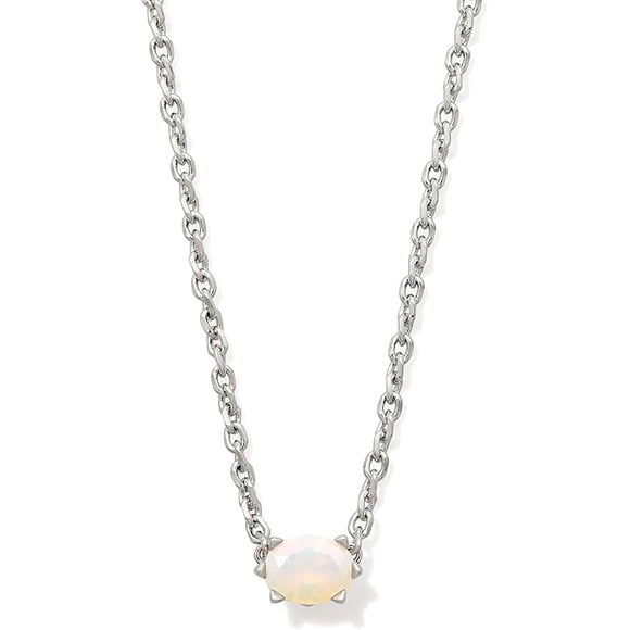 Collar Kendra Scott Cailin En White Iridescent Crystal