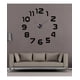 thumbnail image 2 of Reloj Para Pared 3D Grande Negro Gran Diseño Moderno Jhn, 2 of 3