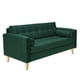 thumbnail image 2 of Sofa Retro 3C Felpa 05 Verde Botella, 2 of 6
