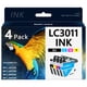 thumbnail image 1 of Cartuchos de tinta Lamburee LC3011, paquete de 4 para impresoras Brother, 1 of 7