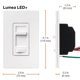 thumbnail image 3 of Interruptor Regulador Exterior Lutron SLD Lumea Marfil, 3 of 5