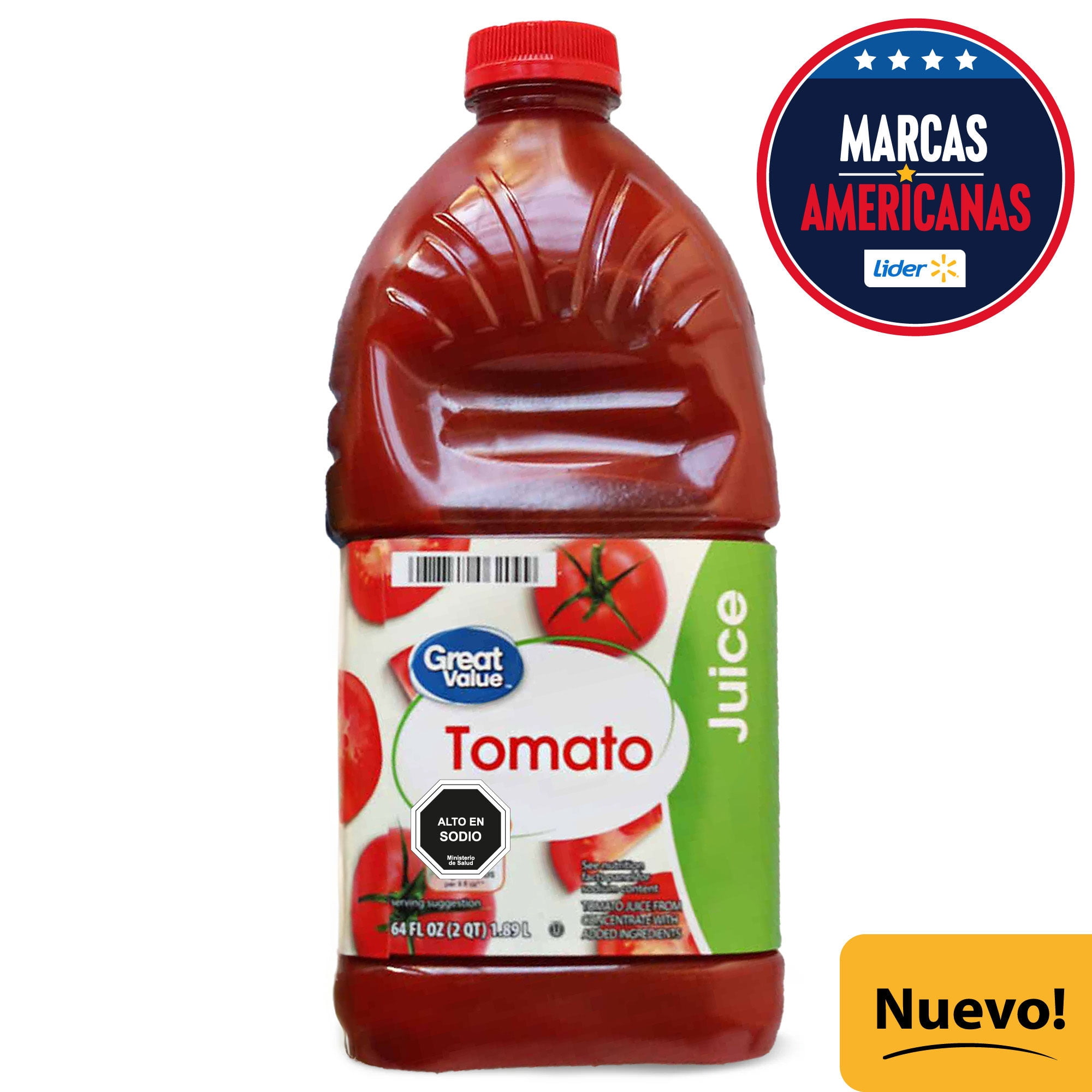 Jugo Tetra Pack De Tomate 1.89 L Great Value