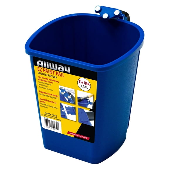 Baldecito Pintura Allway EZ 1.25qt Mango Ergonómico Imán