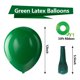 thumbnail image 3 of Globos de látex para fiestas Bezente, 30 cm, 100 unidades, color verde, 3 of 9