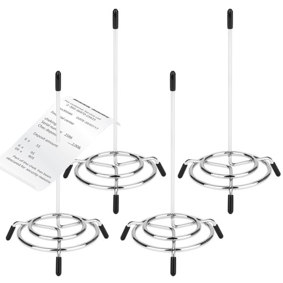 Juego de 4 Pinzas para Tickets de Acero Inoxidable LIFSOBEUT