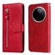 thumbnail image 4 of Funda con Cremallera para OnePlus 13, Carcasa Cartera de Cuero PU con Soporte y Tarjetero, 4 of 6