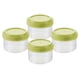 thumbnail image 2 of 4 Botellas Peque?as Para Apretar, Contenedor Portátil De Almacenamiento De Alimentos, Botellas Para Condimentos, Redondas, Verdes, 2 of 3