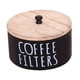 thumbnail image 5 of Portafiltros De Café De Madera Estilo Granja Con Tapa, Organizador De Estación De Café Rústico, 5 of 5