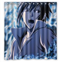 Pinghai - Cortina De Ducha Naruto Con Ganchos (167 X 183 Cm)