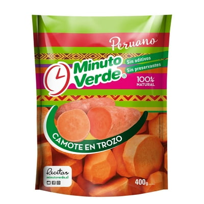 Camote En Trozos 400 Gr Minuto Verde