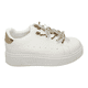 thumbnail image 1 of ZAPATILLAS URBANAS WEIDE BLANCO/CHAMPAGNE MUJER | ZW33 - Talla 40, 1 of 6