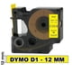 thumbnail image 1 of Cinta Etiqueta D1 para Rotuladora DYMO 12mm X 7m | Amarilla 45018, 1 of 2