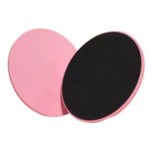 Ioensy - 2 Piezas De Deslizadores Centrales Para Ejercicios De Entrenamiento, Discos Deslizantes Para Mejorar El Equilibrio, Color Rosa