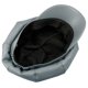 thumbnail image 3 of Gorro Sportmusies de 8 paneles gris para mujer, 54‑58 cm, 3 of 4