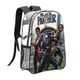 thumbnail image 1 of Mochila Desmarcar Pantera Negra Transparente 31x43 cm, 1 of 6