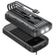 thumbnail image 1 of Cargador de banco de energía solar MINRISE 40000 mAh con 4 cables, 1 of 8