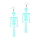 thumbnail image 4 of Pendientes De Esqueleto Pendientes Góticos Espeluznantes Decorativos Para Club Mujeres Halloween, 4 of 5