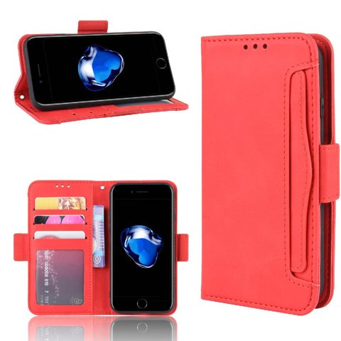 Funda Tipo Billetera Foxdock Para Iphone Se 2020/8/7 – Tapa Flip Con Tarjetero