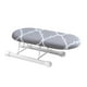 thumbnail image 1 of Tabla de planchar portátil para mesa, patas plegables, cubierta extraíble, puños de planchado, escote para el hogar, apartamentos, viajes , GRIS Pequeña, 1 of 5