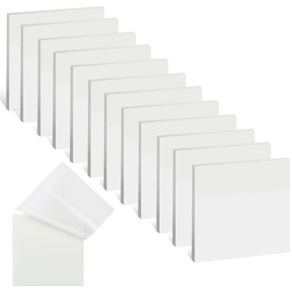 Notas adhesivas AZUREAL 7,6 cm × 7,6 cm 600 piezas Transparentes