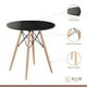 thumbnail image 3 of Comedor Mesa Eames redonda 80cm negra + 4 Sillas Berlin - Negras, 3 of 8