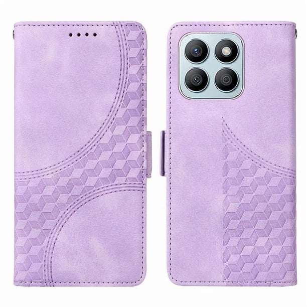 Carcasa FOXDOCK Honor X8B de cuero PU, diseño acolchado clásico, protección contra caídas y rayones