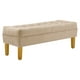 thumbnail image 2 of Banqueta Wood 2c Felpa 01 Beige, 2 of 4