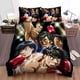 thumbnail image 1 of Fighting Spirit Male Characters Quilt Duvet Cover Set Home Textiles Kids Double3-Piece Bedding Set, 1 of 5
