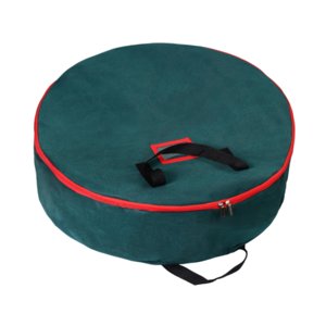 Magideal - Bolsa De Almacenamiento De Corona Navideña, Contenedor De Guirnalda Navideña, Adornos Decorativos Para Proteger Tus Decoraciones De Fiesta, Bolsa De M L Verde