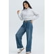 thumbnail image 4 of Polerón Mujer Crop Gris Melange, 4 of 4