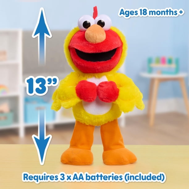 ELMO Professional Rich in Chicken 3kg✖️2 Juguete de peluche Just Play Sesame Street Chicken Dance Elmo