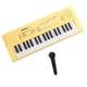 thumbnail image 4 of Teclado Piano Para Niños Música Teclado Electrónico Para Enseñar Escenario Al Aire Libre Amarillo, 4 of 5