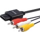 thumbnail image 1 of Cable compuesto Insten AV compatible con Nintendo 64/GameCube/Super Nintendo SNES, negro, 1 of 4