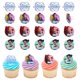 thumbnail image 1 of Topper de Pastel DecoPac HUNTR/X – Pack de 24 Anillos Decorativos para Fiesta, 1 of 8