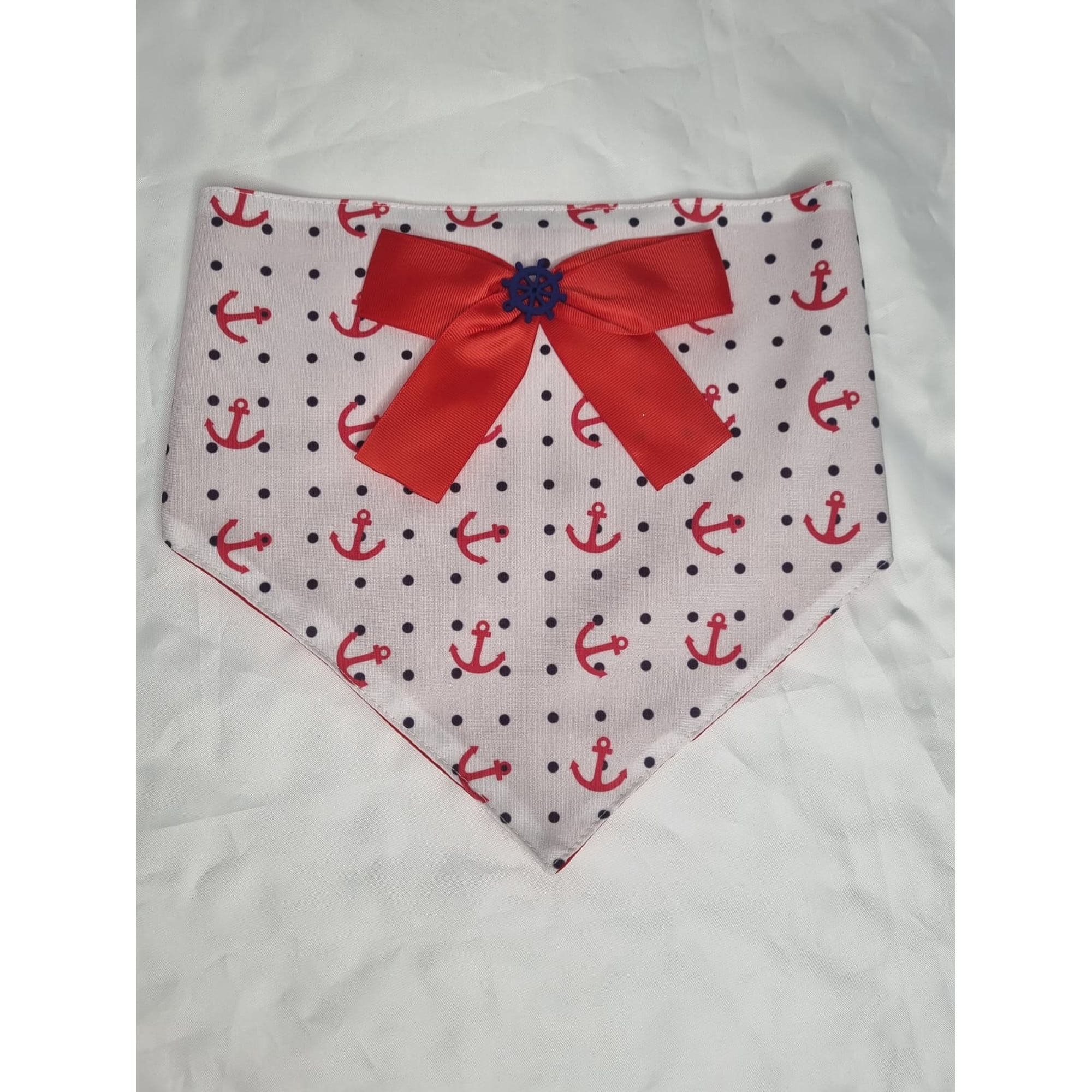 Bandana mascota anclas talla XXL