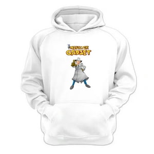 Genérico - Polerón Canguro Inspector Gadget Blanco Talla Xs Unisex