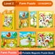 thumbnail image 1 of Montessori Kids Toys Magnetic Advance Educate Book 3-In-1 Fruit Animal Marine Dinosaur Cognitive Early Education Puzzle Play, 1 of 5