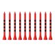 thumbnail image 4 of 100pcs Bamboo Golf Tees Rayas Marca Escala Alto Rendimiento 70mm Rojo, 4 of 5