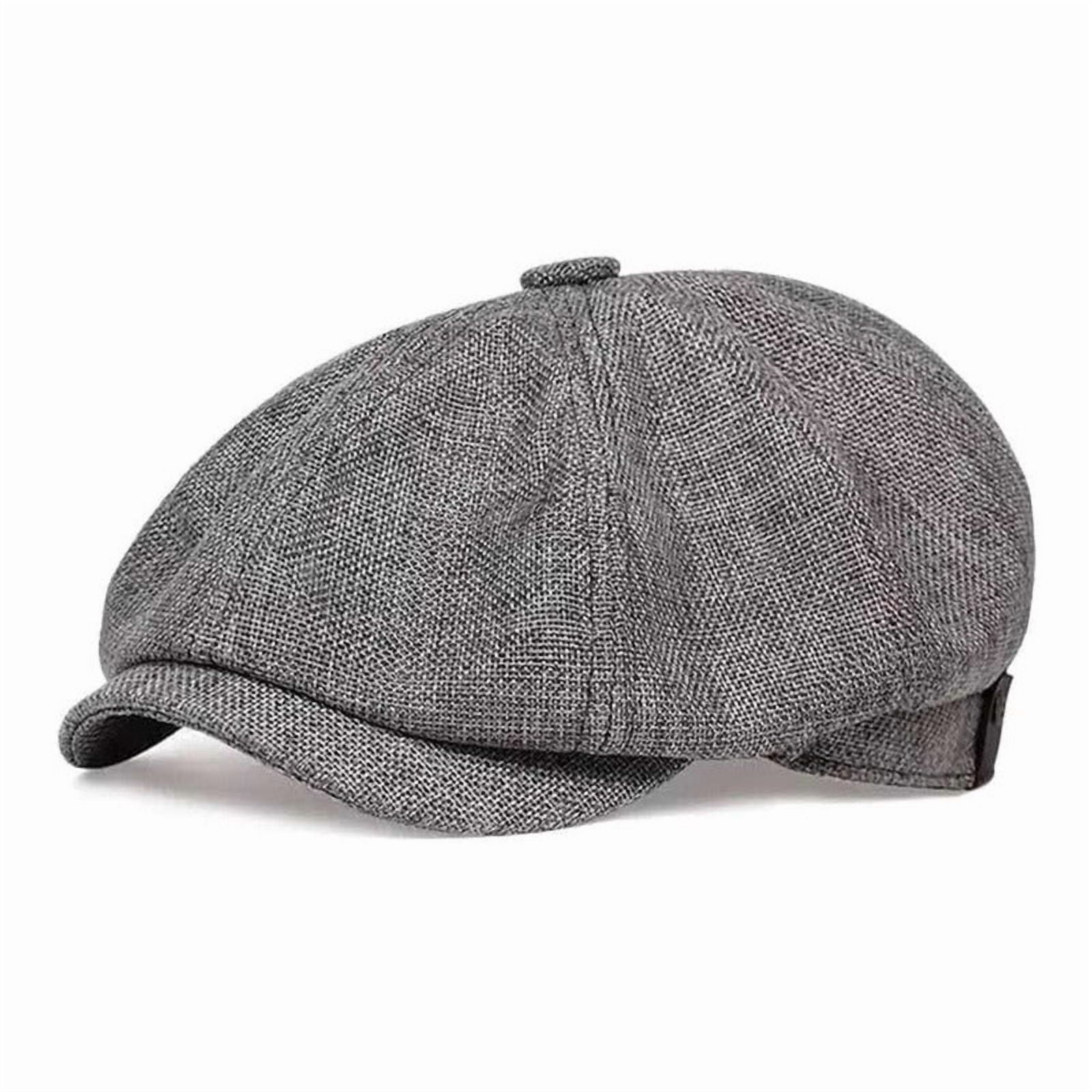 Mercado Cbf - Boina Sombrero Gris Octogonal, Boina Con Estilo De Invierno