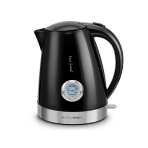 Easyways - Hervidor Heat Control Negro 1,7 L
