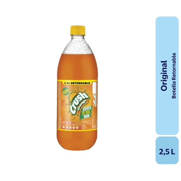 Bebida Naranja Original Botella Retornable, 2,5 L